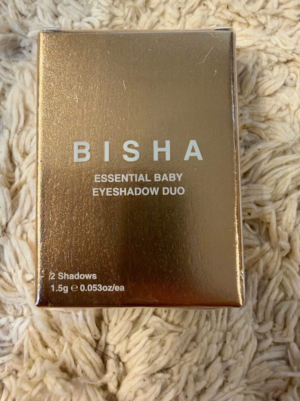 BISHA Essential Baby Eyeshadow Duo- 2 Shadows- Toronto & Manhattan NIB Sealed